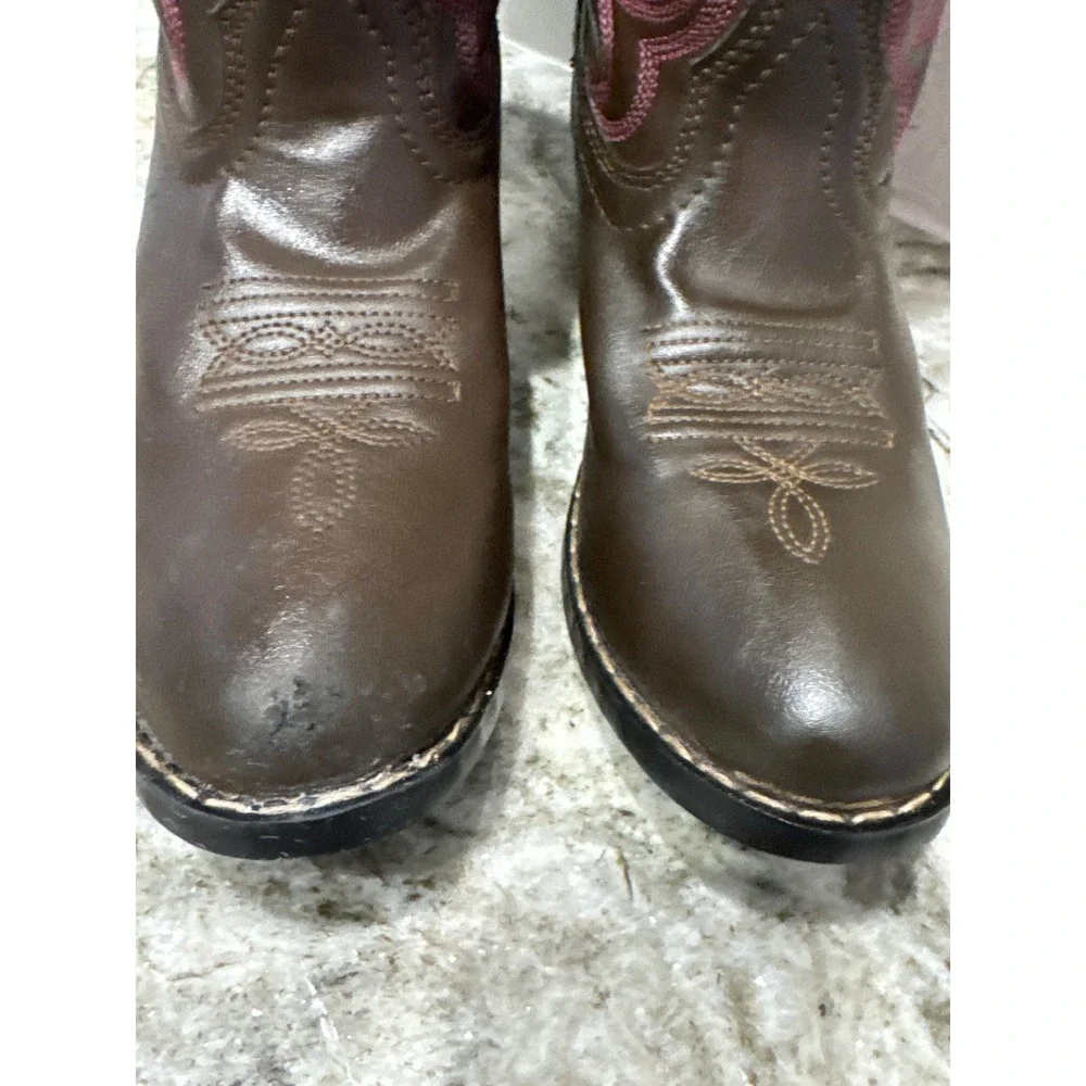 SMOKY‎ MOUNTAIN GIRLS' MONTEREY WESTERN BOOTS - ROUND TOE Size 2.5